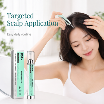 PDRN Hair Ampoule L100 – Lightweight Scalp & Root Serum for Fuller-Looking, Healthier-Shine Hair, Precision Application, 15 mL / 0.507 fl oz