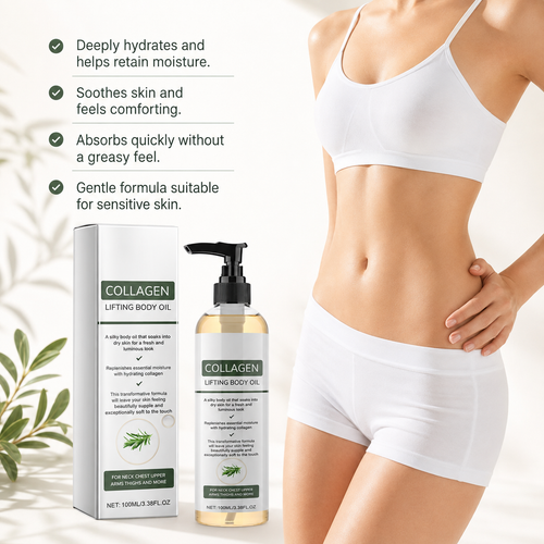 Collagen Lifting Body Oil – Tightens and lifts sagging skin by 98% within 24 hours